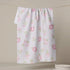 Cross Stitch Floral Tea Towel