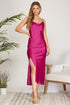 Remi Satin Midi Dress