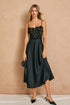 Midnight Lace Midi Dress