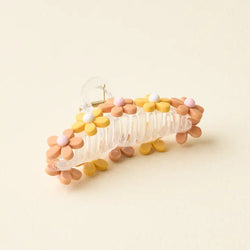 Peachy Daisy Claw Clip