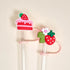 Strawberry Shortcake Straw Topper Set