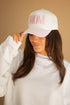 Mom Gingham Trucker Hat