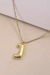 Bubble Initial Necklace