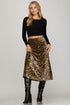 Leopard Luxe Midi Skirt