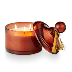 Brandied Pear Glass Candle