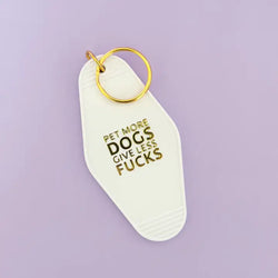 Pet More Dogs Keychain