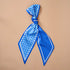 Blue Gingham Tie Scarf