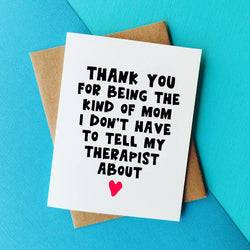 Therapist Mom Card