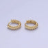 Classic Twist Huggie Hoops