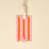 Sicily Stripes Pink Luggage Tag