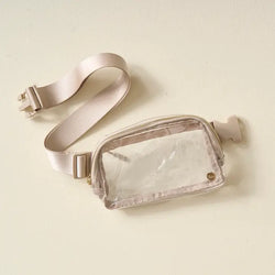 All You Need Clear Belt Bag (Natural)