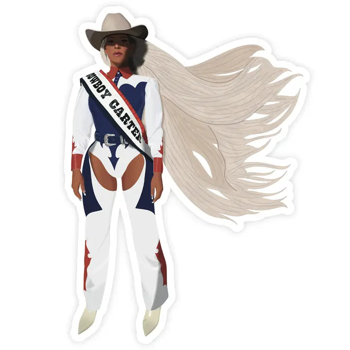 Beyoncé Cowboy Carter Sticker – Four Sist...