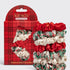 Holiday Ruched Satin Scrunchie Set