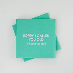 Called You Old Cocktail Napkins