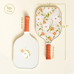 Pickleball Paddle (Floral Haven Sage)