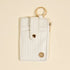 White Ripple Ridge Keychain Wallet