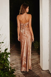 Metallic Moment Maxi Dress