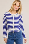 Royalty Striped Cardigan