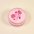Pink Petals Round Velvet Jewelry Case