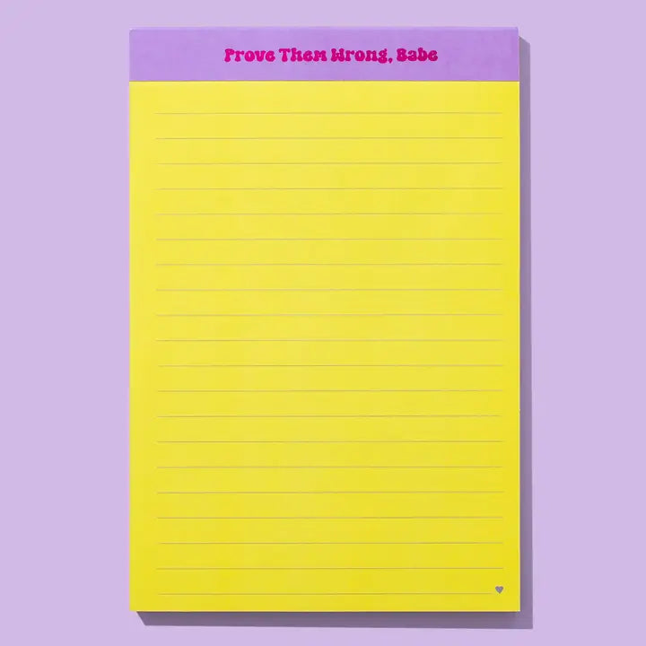 Prove Them Wrong Large Notepad – Four Sis...
