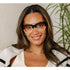Black/Tan Take A Bow Blue Light Glasses