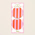 Sicily Stripes Pink Car Coasters