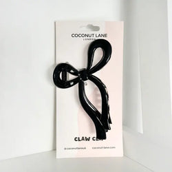 Cute Bow Claw Clip (Black)