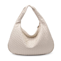 Victoria Woven Hobo Bag