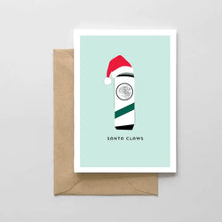 Santa Claws Card