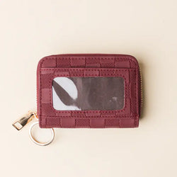 Check Zip Around Wallet (Plum)