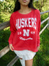 Huskers French Terry Crewneck