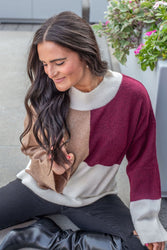 Perfect Patch Knit Sweater