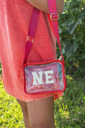 NE Patch Clear Bag (Red)