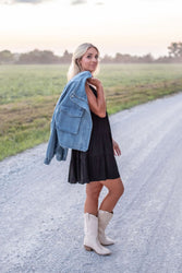 Windows Down Mini Dress