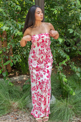 Ruby Radiance Maxi Dress