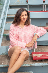 Picnic Date Plaid Top