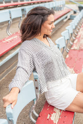 Picnic Date Plaid Top