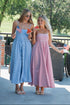 Liberty Striped Maxi Dress