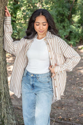 Easy Breezy Button Top