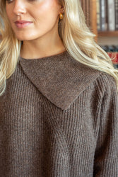 Toasty Truffle Knit Sweater