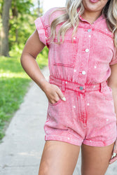 Starstruck Denim Romper