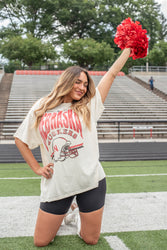 Nebraska 1869 Helmet Thrifted Tee