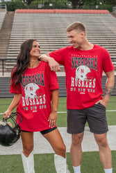 Nebraska Murray Hippie Helmet Tee