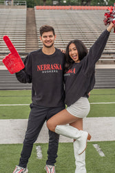 Nebraska Huskers Corded Crewneck