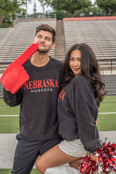 Nebraska Huskers Corded Crewneck