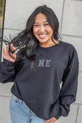 NE Crewneck Sweatshirt (Black)