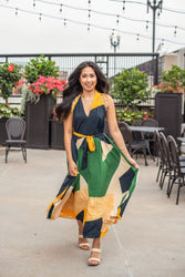 Tropical Desert Maxi Dress