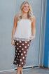 Spotted In Style Midi Skirt