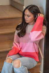 Coral Crush Knit Sweater