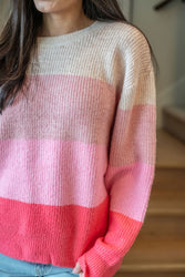 Coral Crush Knit Sweater